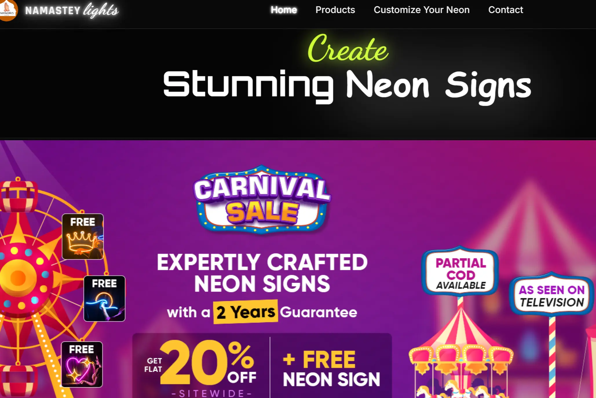 [Namastey Lights] — Premium Custom Neon Signs